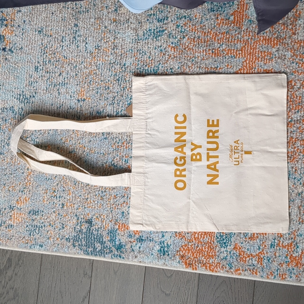 NWT Michelob Ultra Organic by Nature Reusable Canvas Bag Tote